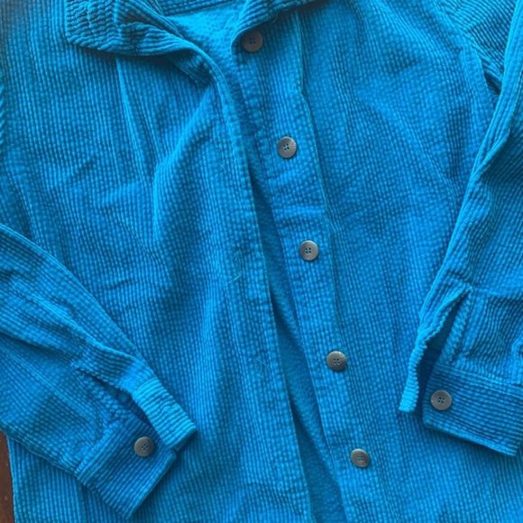 Vintage Chadwicks blue corduroy button up jacket shacket - Picture 2 of 3